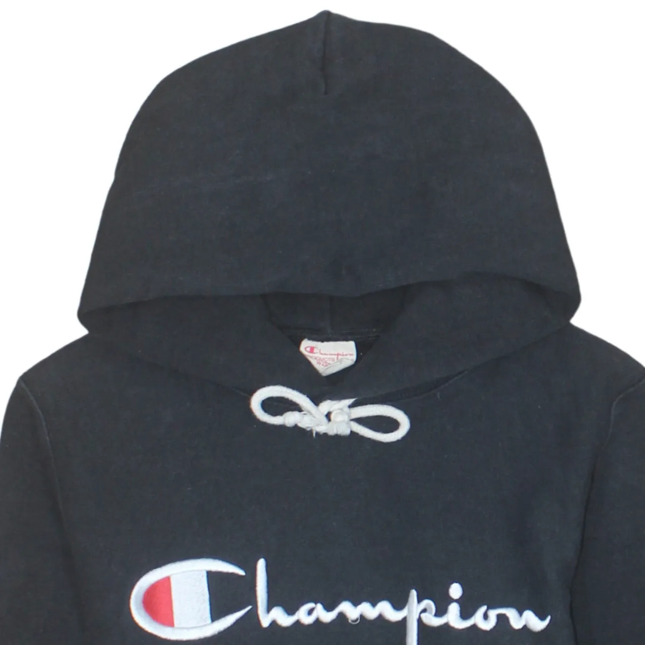Champion 90's Spellout Pullover Hoodie Small Black sold by Vintage Club product image thumbnail 3