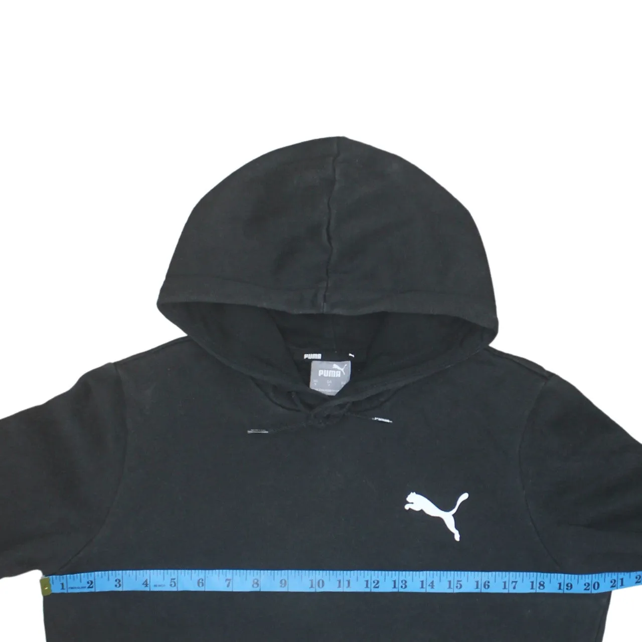 Puma 90's Drawstring Pockets Pullover Hoodie Small Black sold by Vintage Club product image thumbnail 5