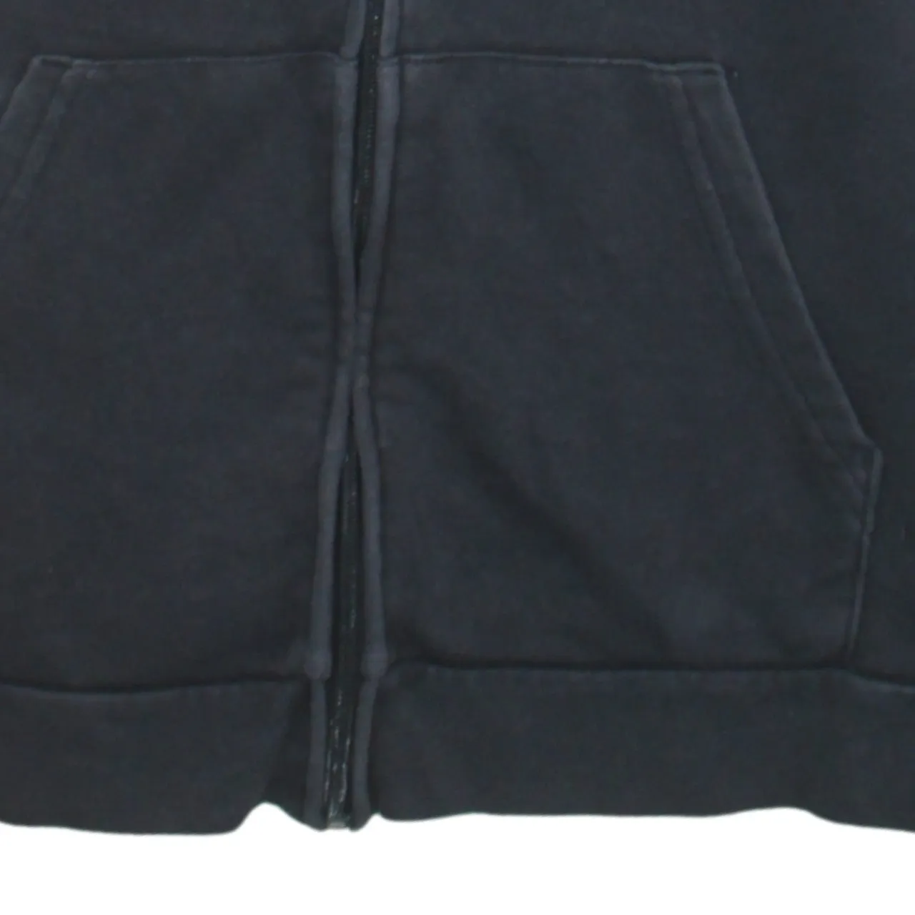 Adidas 90's Striped Sleeve Full Zip Up Hoodie Medium Black sold by Vintage Club product image thumbnail 4