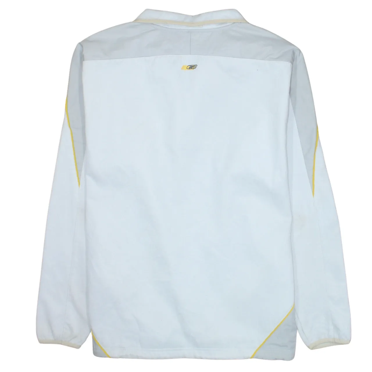 Reebok 90's Plain Quarter Zip Sweatshirt XLarge White sold by Vintage Club product image thumbnail 2