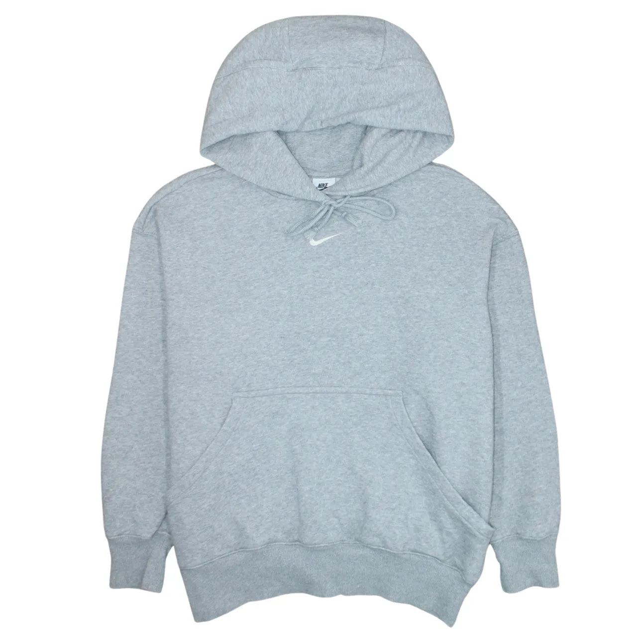 Nike 90's Center Middle Swoosh Pullover Hoodie Medium Grey sold by Vintage Club