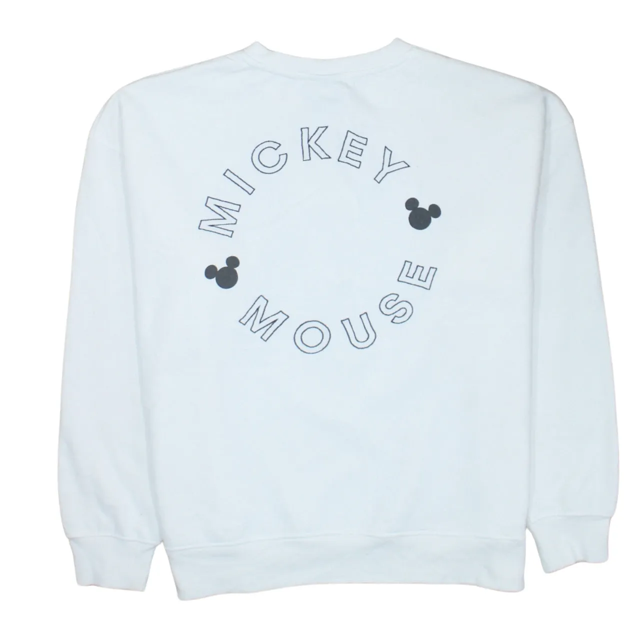 Disney 90's Mickey Mouse Crew Neck Sweatshirt Medium White sold by Vintage Club product image thumbnail 2