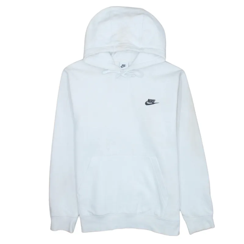 Nike 90's Swoosh Pullover Hoodie Medium White sold by Vintage Club