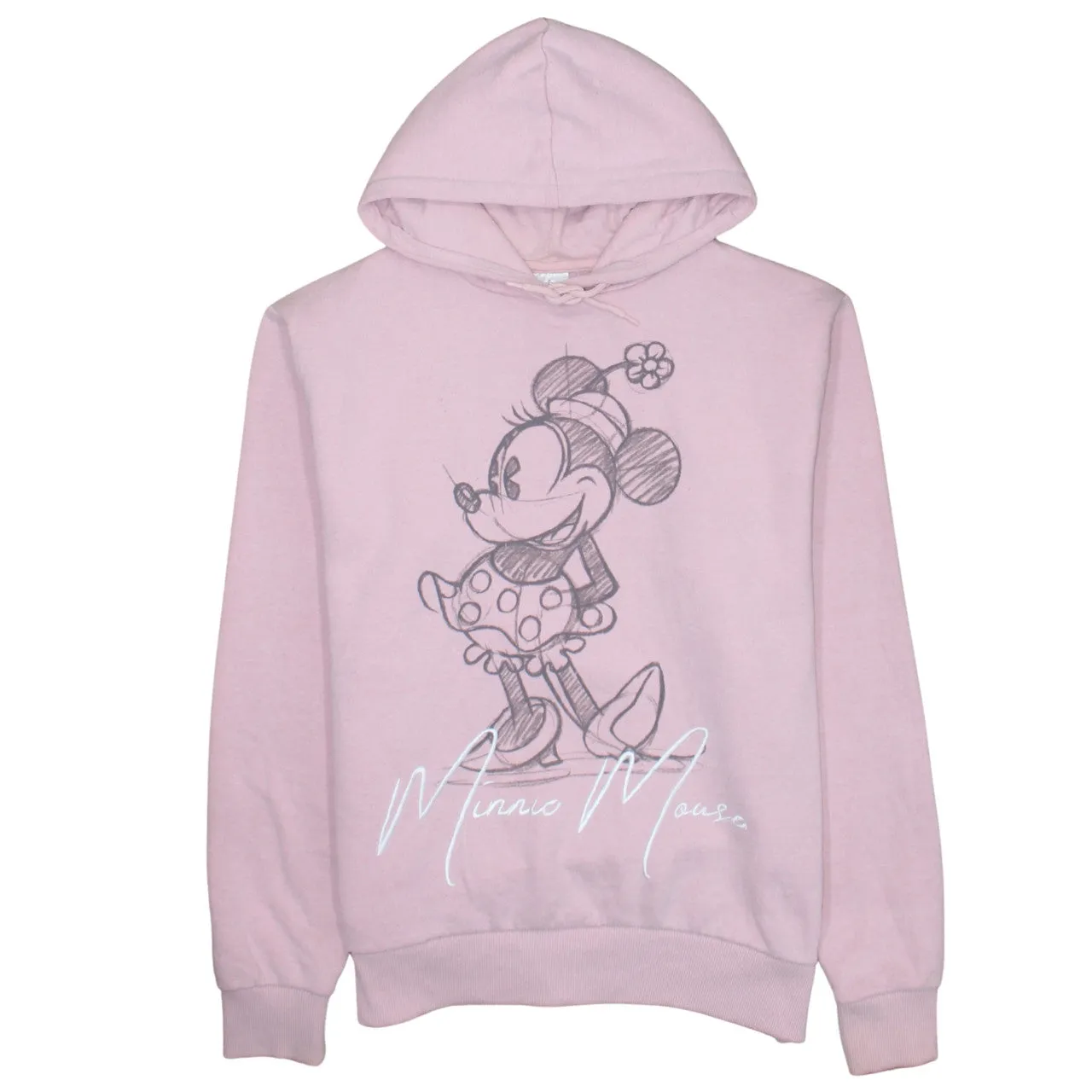 Disney 90's Minnie Mouse Pullover Hoodie Large Pink sold by Vintage Club
