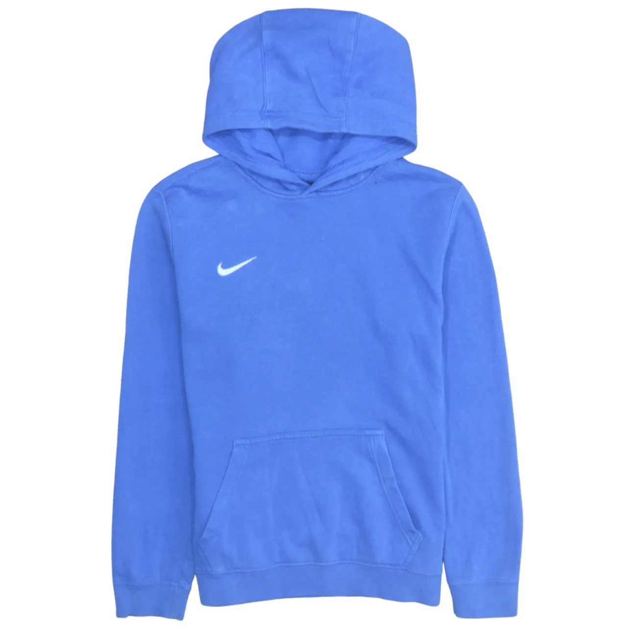 Nike 90's Swoosh Pullover Hoodie XLarge Blue sold by Vintage Club