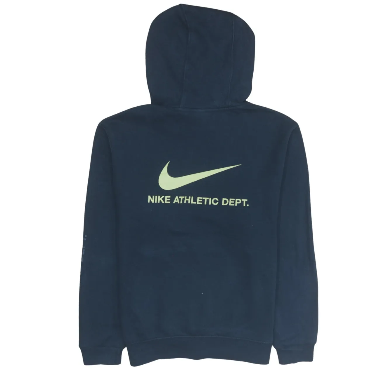 Nike 90's Center Middle Swoosh Pullover Hoodie Small Black sold by Vintage Club product image thumbnail 2