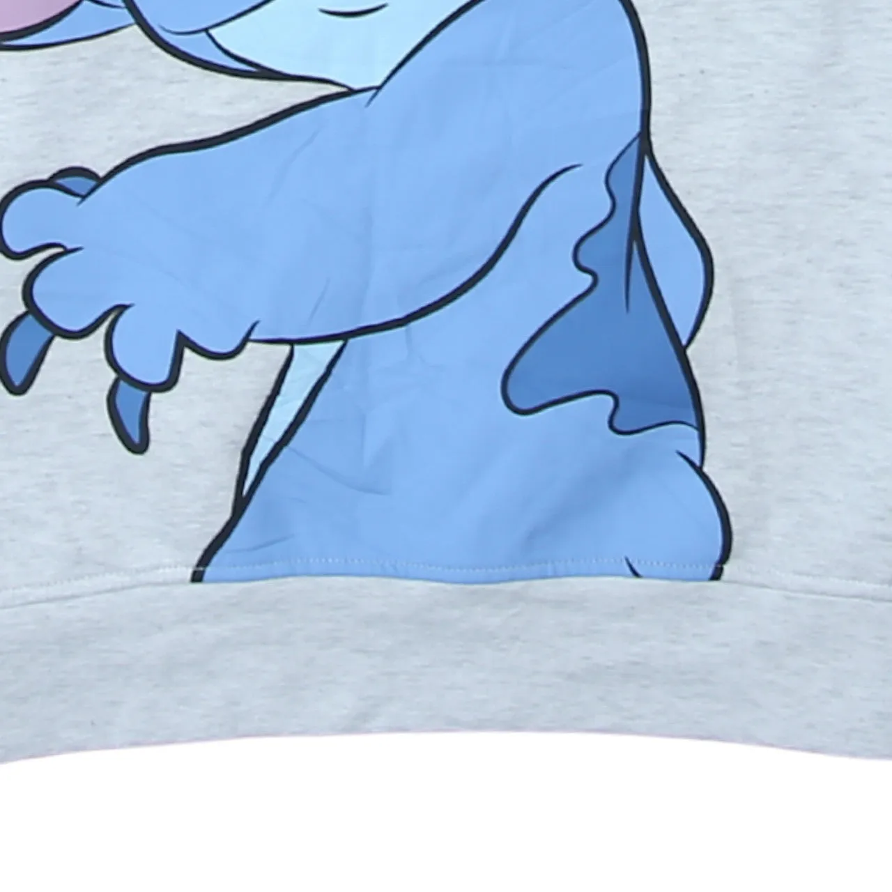 Disney Grey Sweatshirt Women’s Large Stitch Printed Graphic Crewneck Pullover Fleece Top sold by Vintage Club product image thumbnail 4