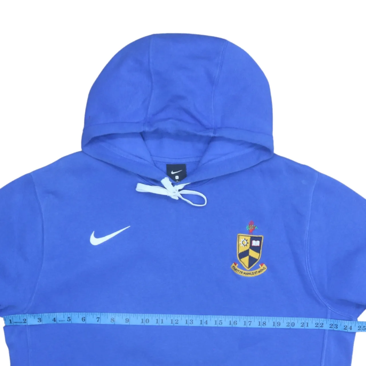 Nike 90's Swoosh Pullover Hoodie Large Blue sold by Vintage Club product image thumbnail 5