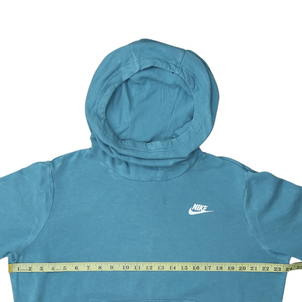Nike 90's Swoosh Pullover Hoodie Large Blue sold by Vintage Club product image thumbnail 5