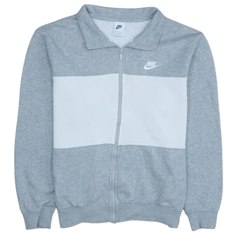 Nike 90's Swoosh Full Zip Up Sweatshirt Medium Grey sold by Vintage Club