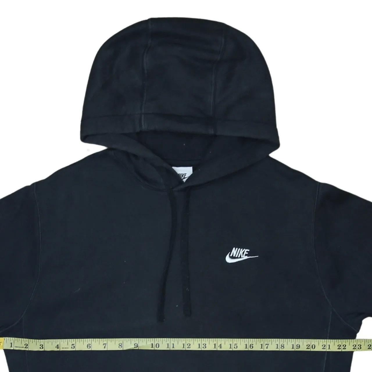 Nike 90's Swoosh Pullover Hoodie Small Black sold by Vintage Club product image thumbnail 5