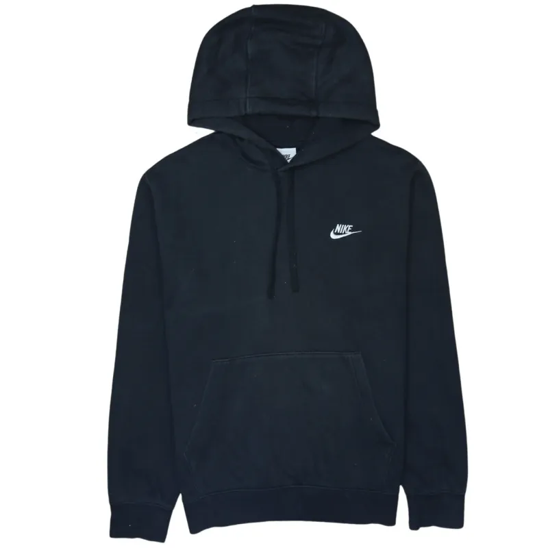 Nike 90's Swoosh Pullover Hoodie Small Black sold by Vintage Club