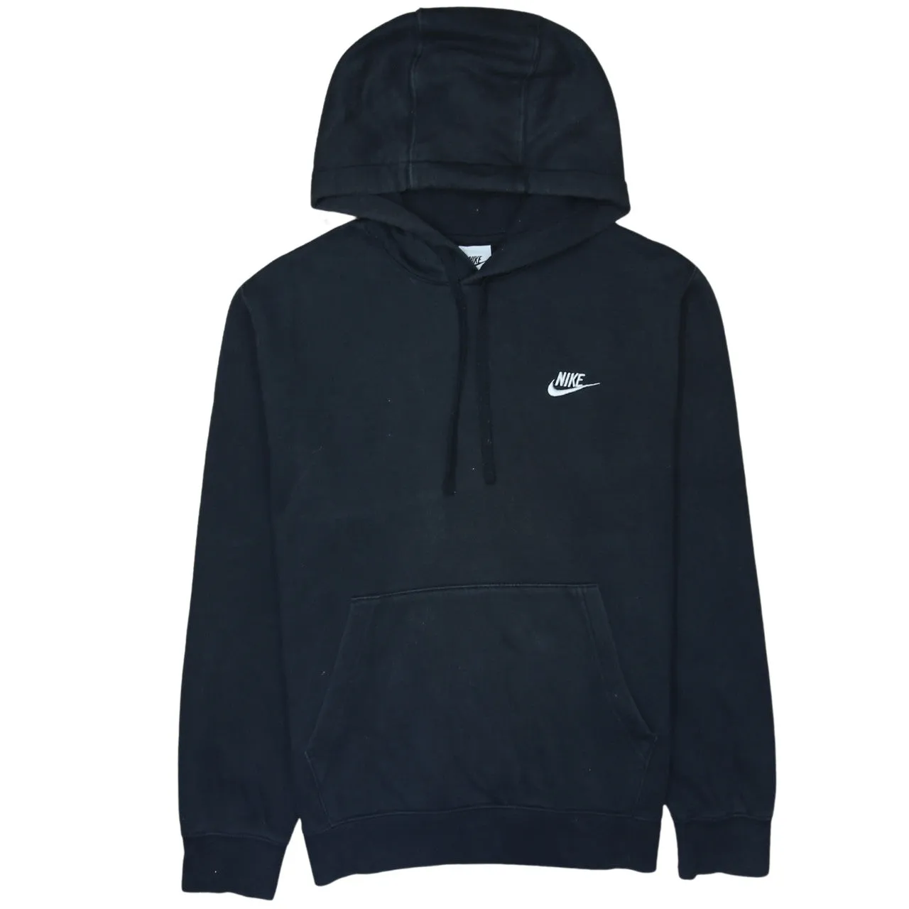 Nike 90's Swoosh Pullover Hoodie Small Black sold by Vintage Club