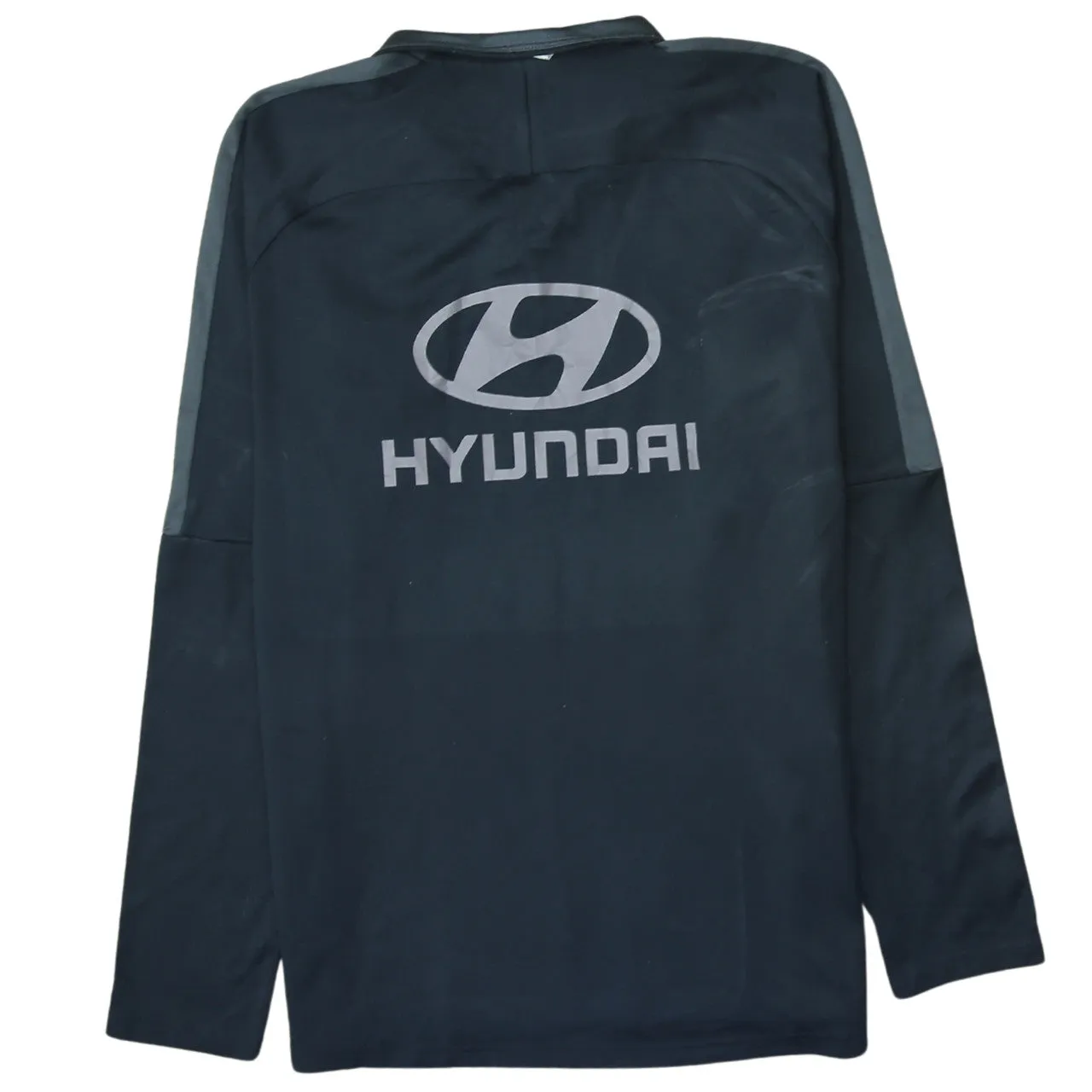 Nike 90's Swoosh Quarter Zip Sweatshirt Medium Black sold by Vintage Club product image thumbnail 2