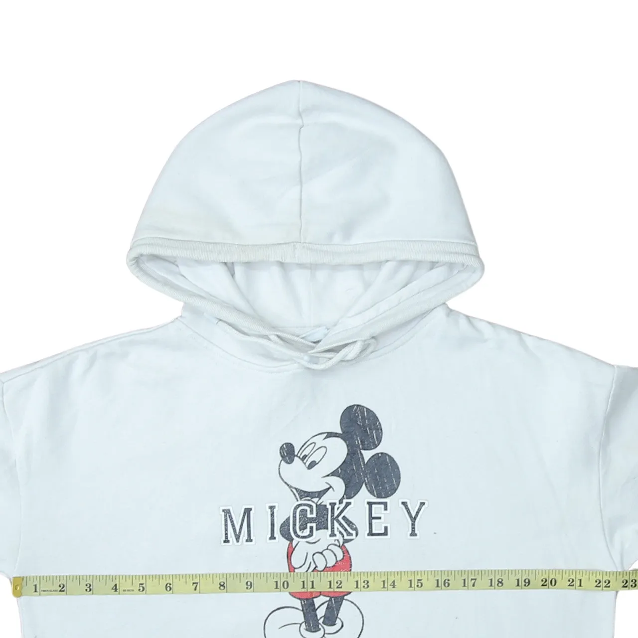 Disney 90's Mickey Mouse Pullover Hoodie Large White sold by Vintage Club product image thumbnail 5