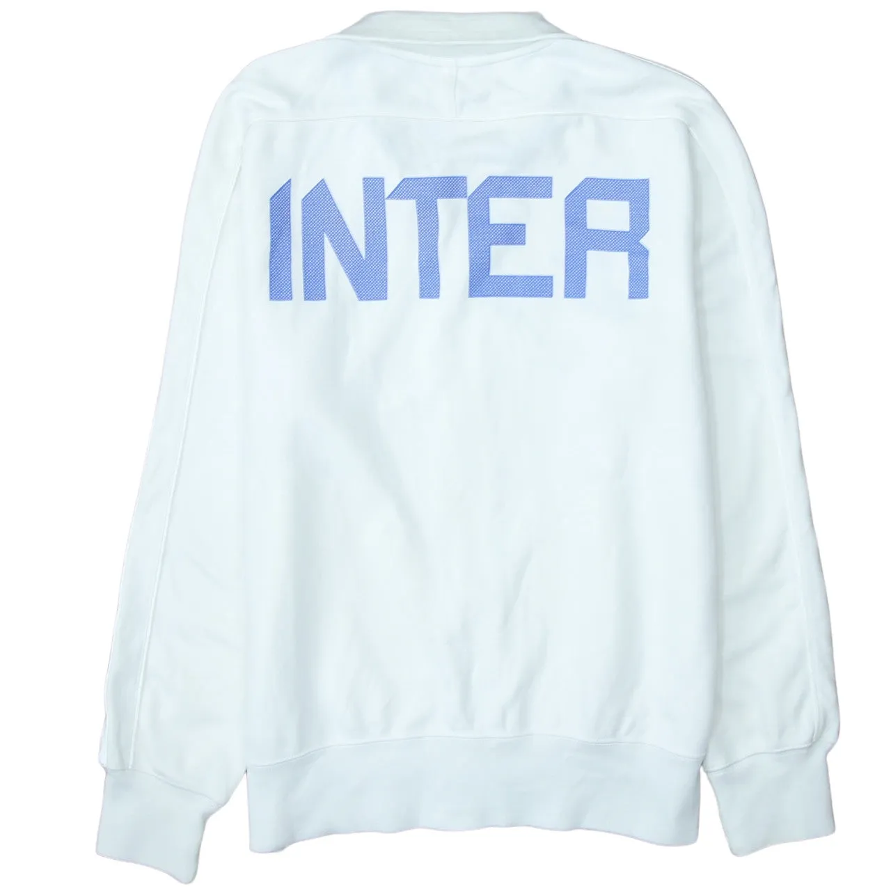 Nike 90's Swoosh Full Zip Up Sweatshirt Medium White sold by Vintage Club product image thumbnail 2