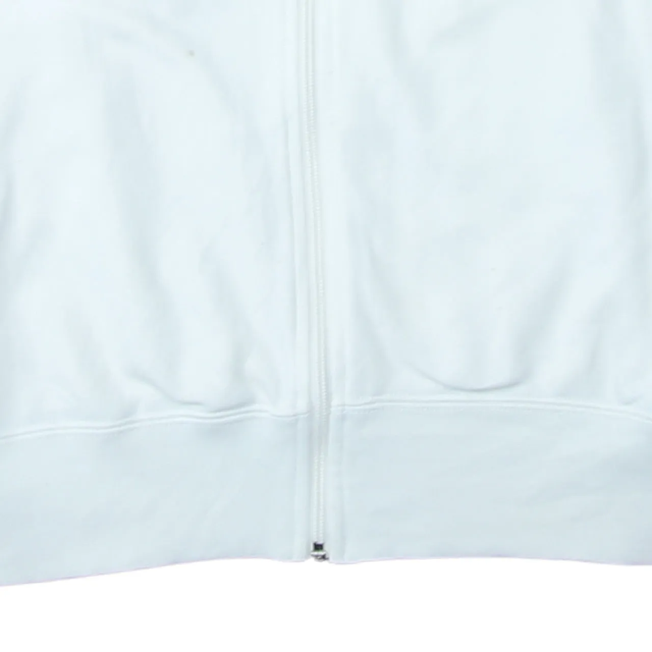 Nike 90's Swoosh Full Zip Up Sweatshirt Medium White sold by Vintage Club product image thumbnail 4