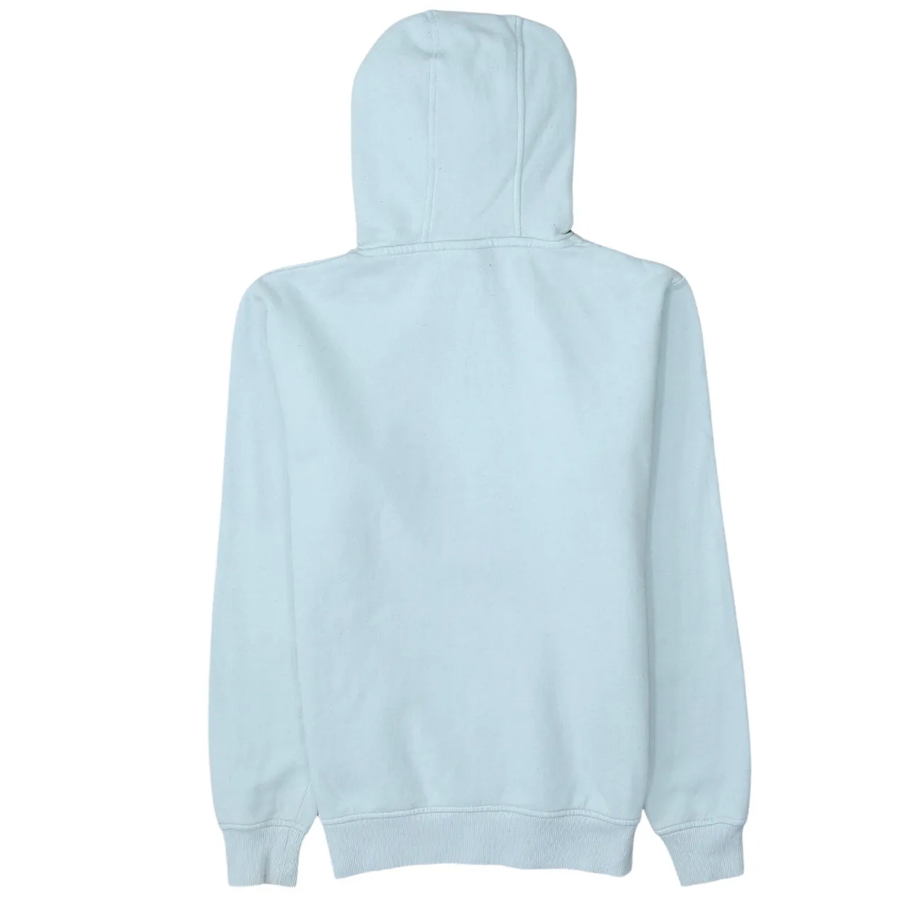 Ellesse Light Blue Hoodie Women's Medium Printed Logo Front Pocket Pullover Sweatshirt sold by Vintage Club product image thumbnail 2