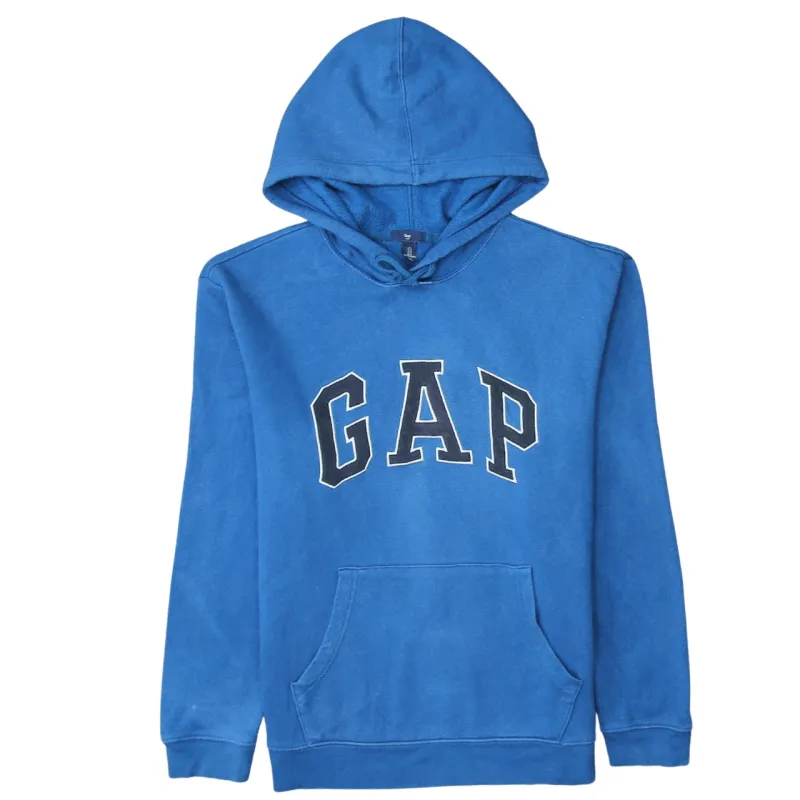 Gap 90's Spellout Pullover Hoodie Large Blue sold by Vintage Club