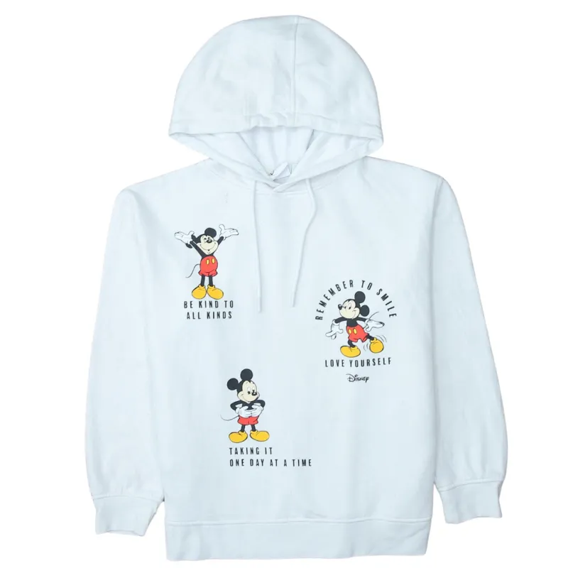 Disney 90's Mickey Mouse Pullover Hoodie Medium White sold by Vintage Club