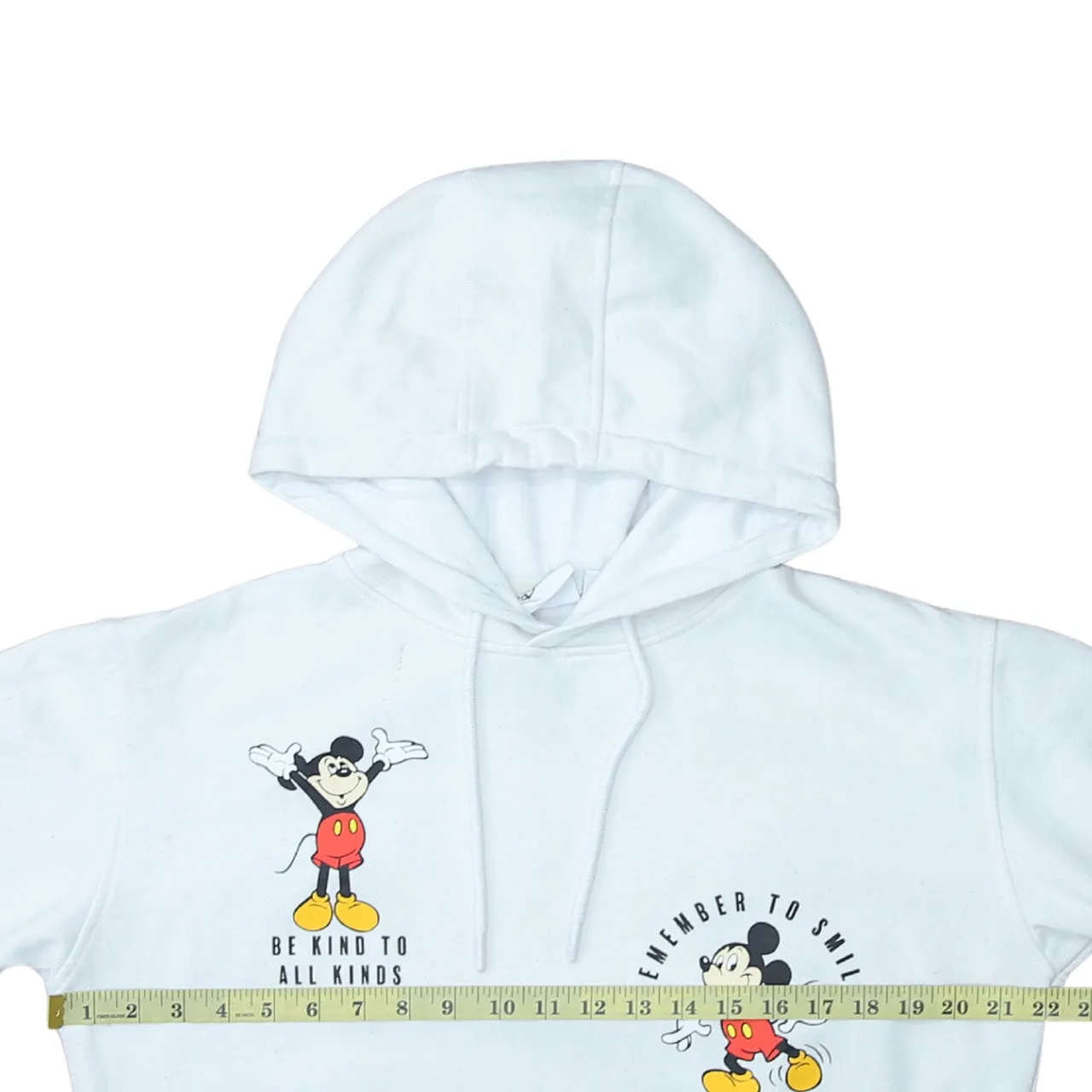 Disney 90's Mickey Mouse Pullover Hoodie Medium White sold by Vintage Club product image thumbnail 5
