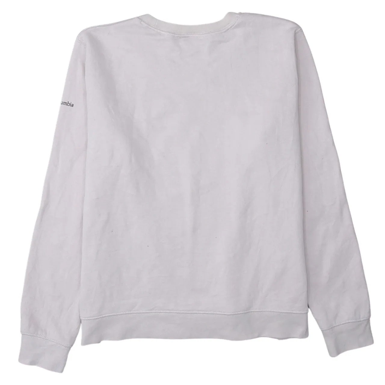 Columbia Light Pink Sweatshirt Women's XLarge Printed Logo Crewneck Pullover Fleece Top sold by Vintage Club product image thumbnail 2