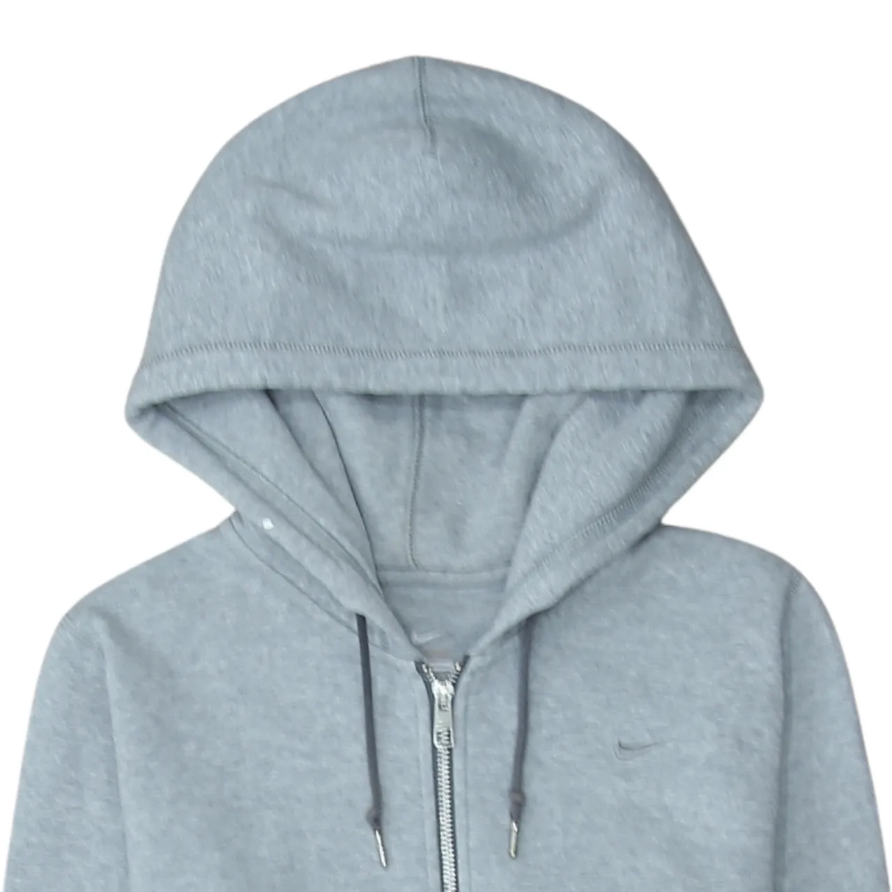 Nike 90's Swoosh Full Zip Up Hoodie Medium Grey sold by Vintage Club product image thumbnail 3