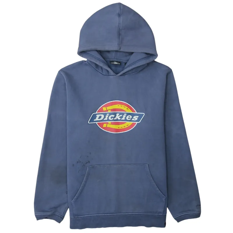 Dickies 90's Spellout Pullover Hoodie Medium  Navy Blue sold by Vintage Club