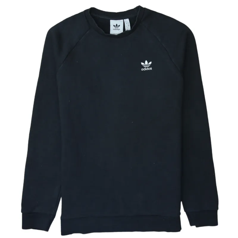 Adidas 90's Lightweight Crew Neck Sweatshirt Small Black sold by Vintage Club