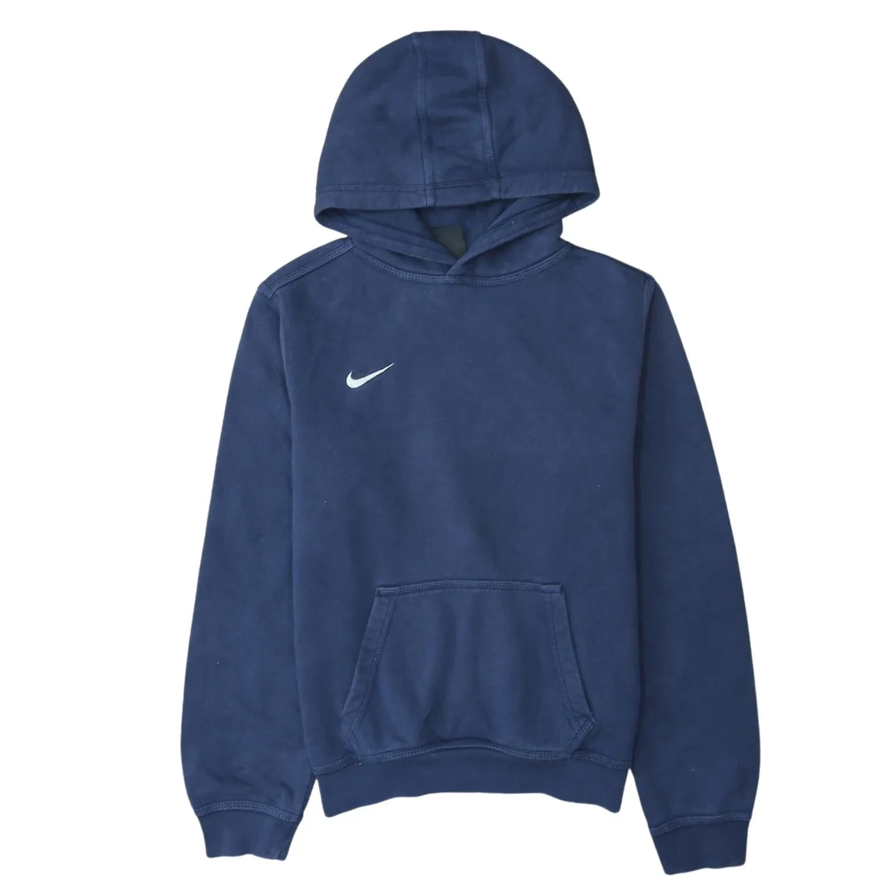 Nike 90's Swoosh Pullover Hoodie XLarge Navy Blue sold by Vintage Club