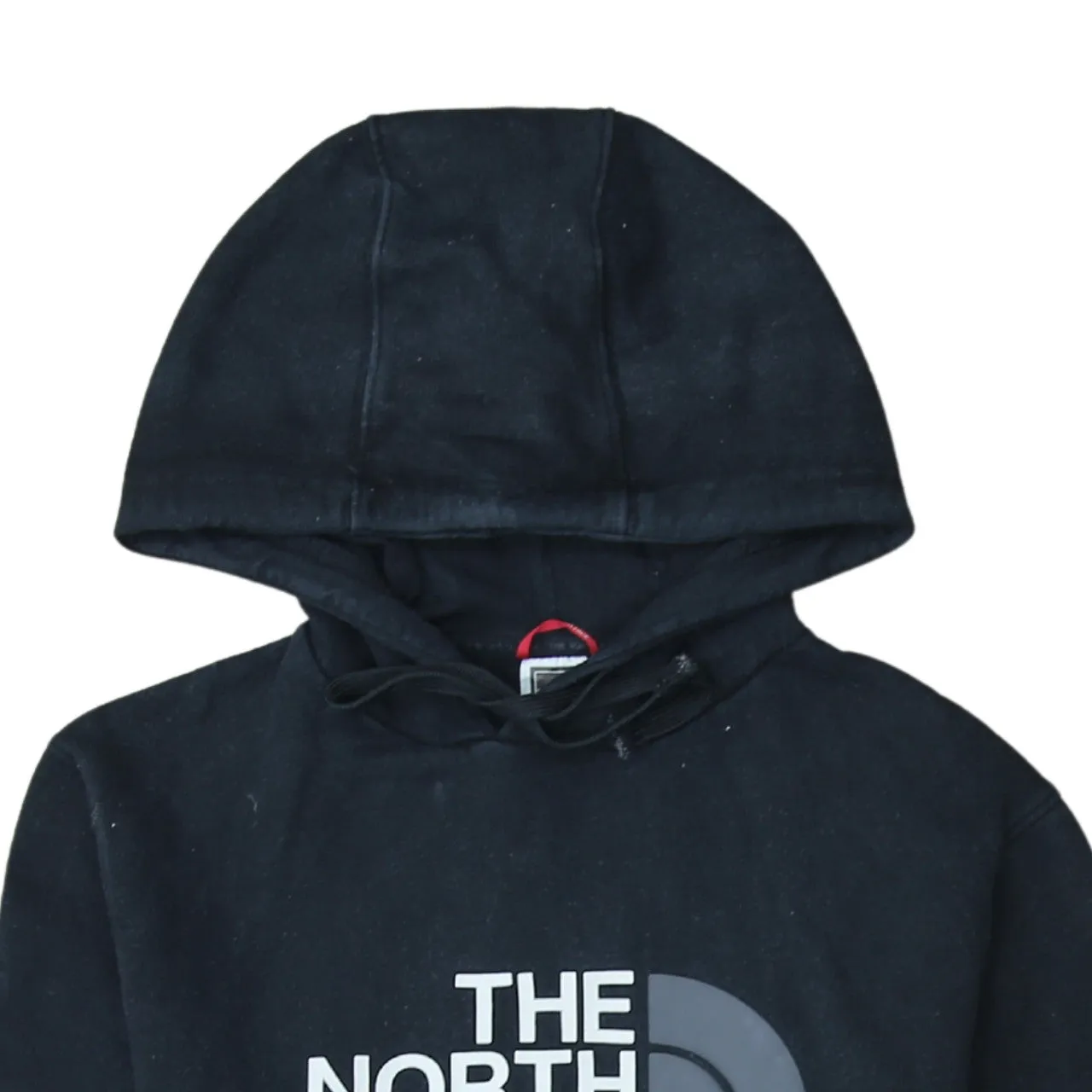 The North Face Black Hoodie Men’s Small Printed Logo Front Pocket Pullover Sweatshirt sold by Vintage Club product image thumbnail 3