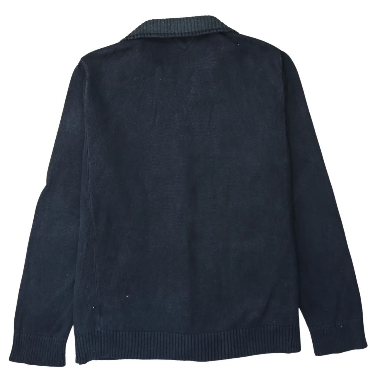 Tommy Hilfiger 90's Lightweight Full Zip Up Sweatshirt XXLarge (2XL) Black sold by Vintage Club product image thumbnail 2