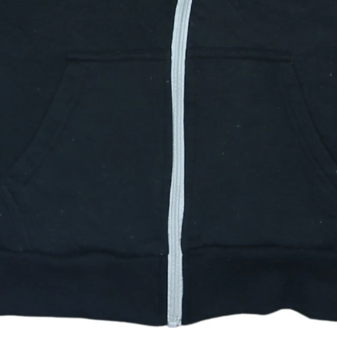 Lee Cooper Black Zip Hoodie Women’s XLarge Embroidered Chest Logo Split Pouch Pocket Sweatshirt sold by Vintage Club product image thumbnail 4