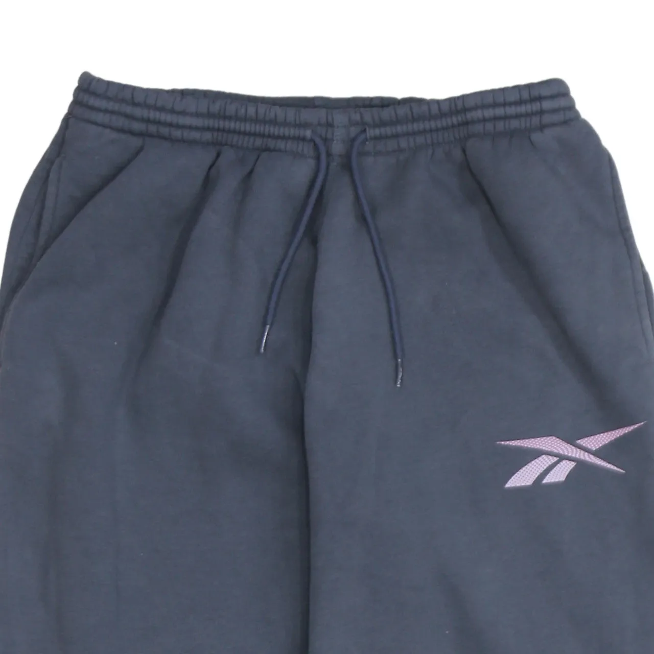 Reebok Navy Joggers Women’s Large Embroidered Logo Elastic Waist Cuffed Sweatpants sold by Vintage Club product image thumbnail 3