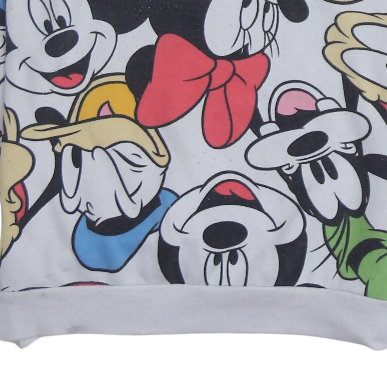 Disney 90's Plain Crew Neck Sweatshirt Large White sold by Vintage Club product image thumbnail 4