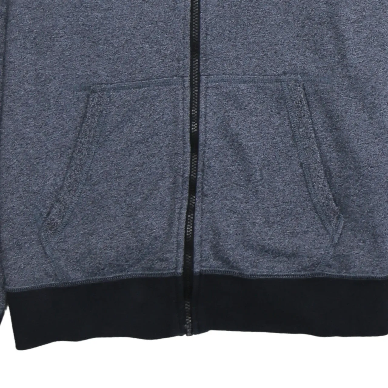 Nike 90's Swoosh Full Zip Up Hoodie Large Grey sold by Vintage Club product image thumbnail 4