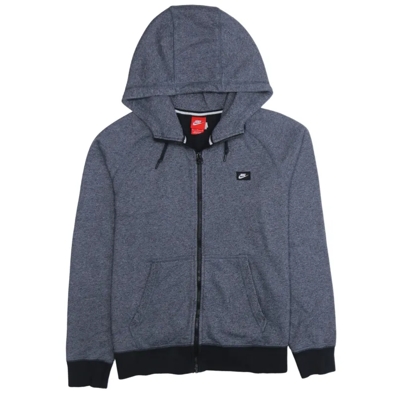 Nike 90's Swoosh Full Zip Up Hoodie Large Grey sold by Vintage Club