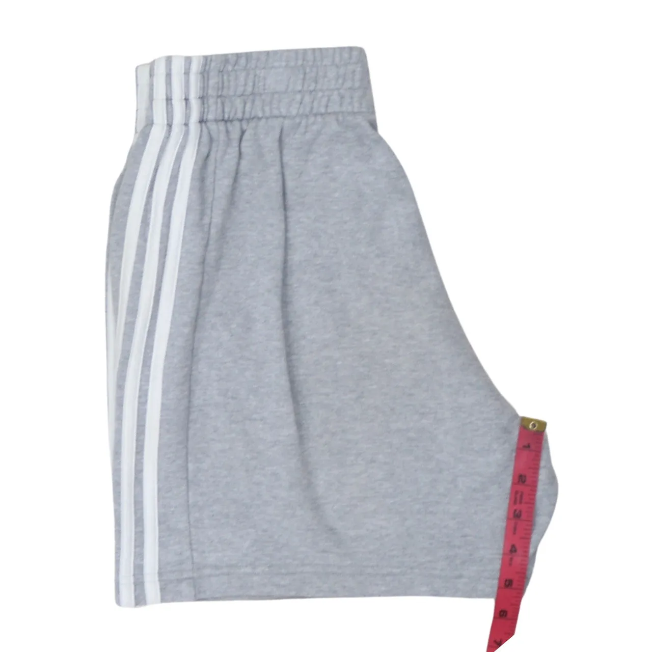 Adidas 90's 3 Stripes Baggy Chino Shorts Medium Grey sold by Vintage Club product image thumbnail 5