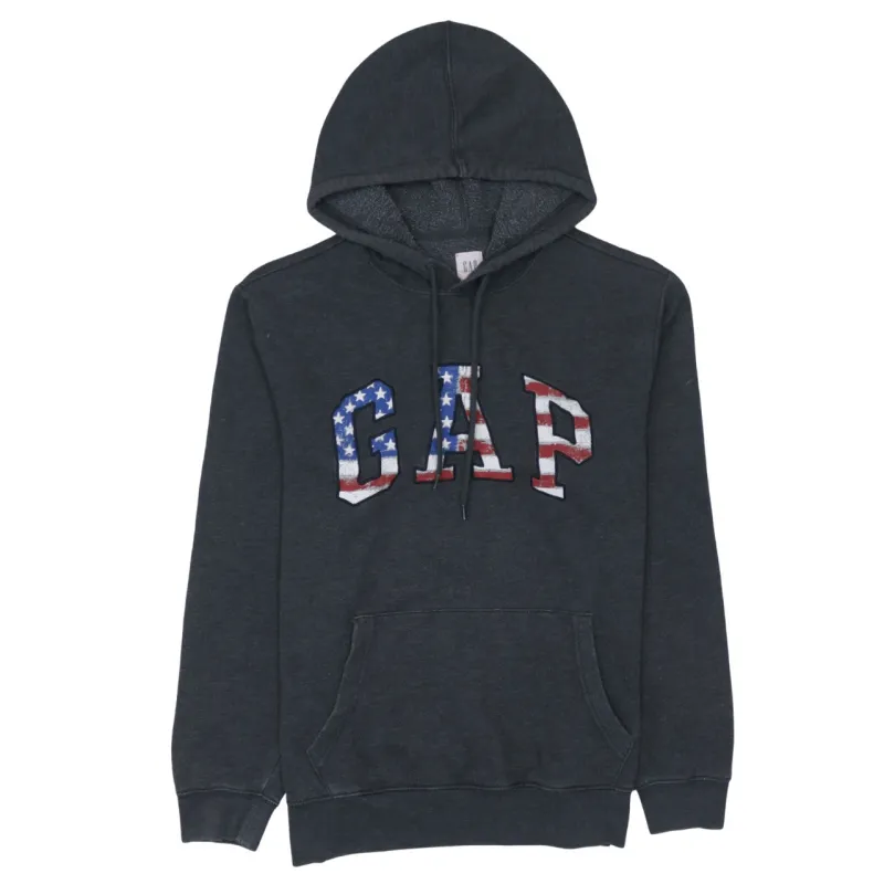Gap 90's Spellout Pullover Hoodie Medium Grey sold by Vintage Club