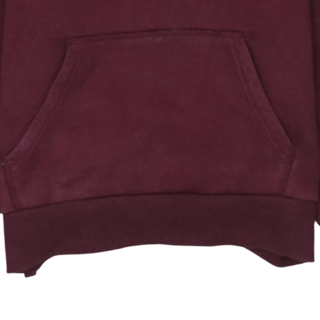 Ellesse 90's Drawstring Pockets Pullover Hoodie XSmall Burgundy Red sold by Vintage Club product image thumbnail 4