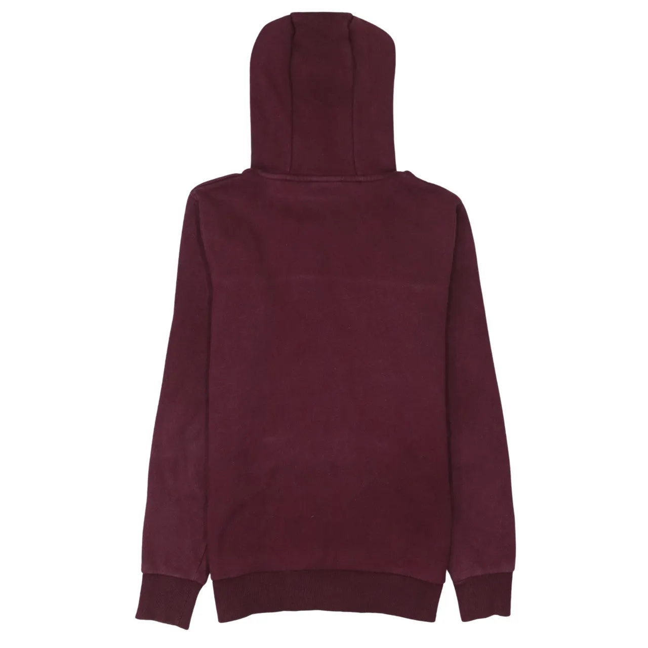 Ellesse 90's Drawstring Pockets Pullover Hoodie XSmall Burgundy Red sold by Vintage Club product image thumbnail 2