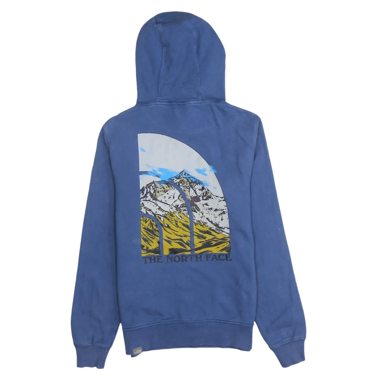 The North Face 90's Drawstring Pockets Pullover Hoodie Small Navy Blue sold by Vintage Club product image thumbnail 2