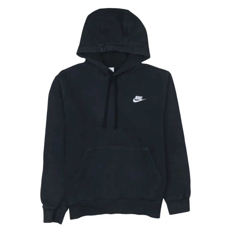 Nike 90's Swoosh Pullover Hoodie Small Black sold by Vintage Club