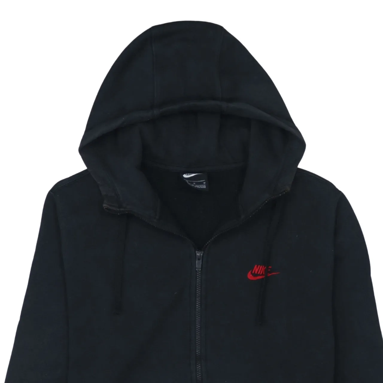 Nike 90's Swoosh Full Zip Up Hoodie Medium Black sold by Vintage Club product image thumbnail 3