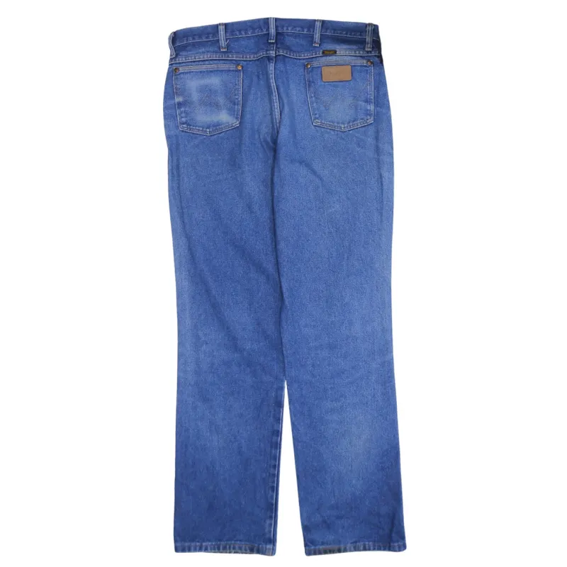Wrangler 90's Lightwash Straight Leg Baggy Jeans / Pants 38 Blue sold by Vintage Club