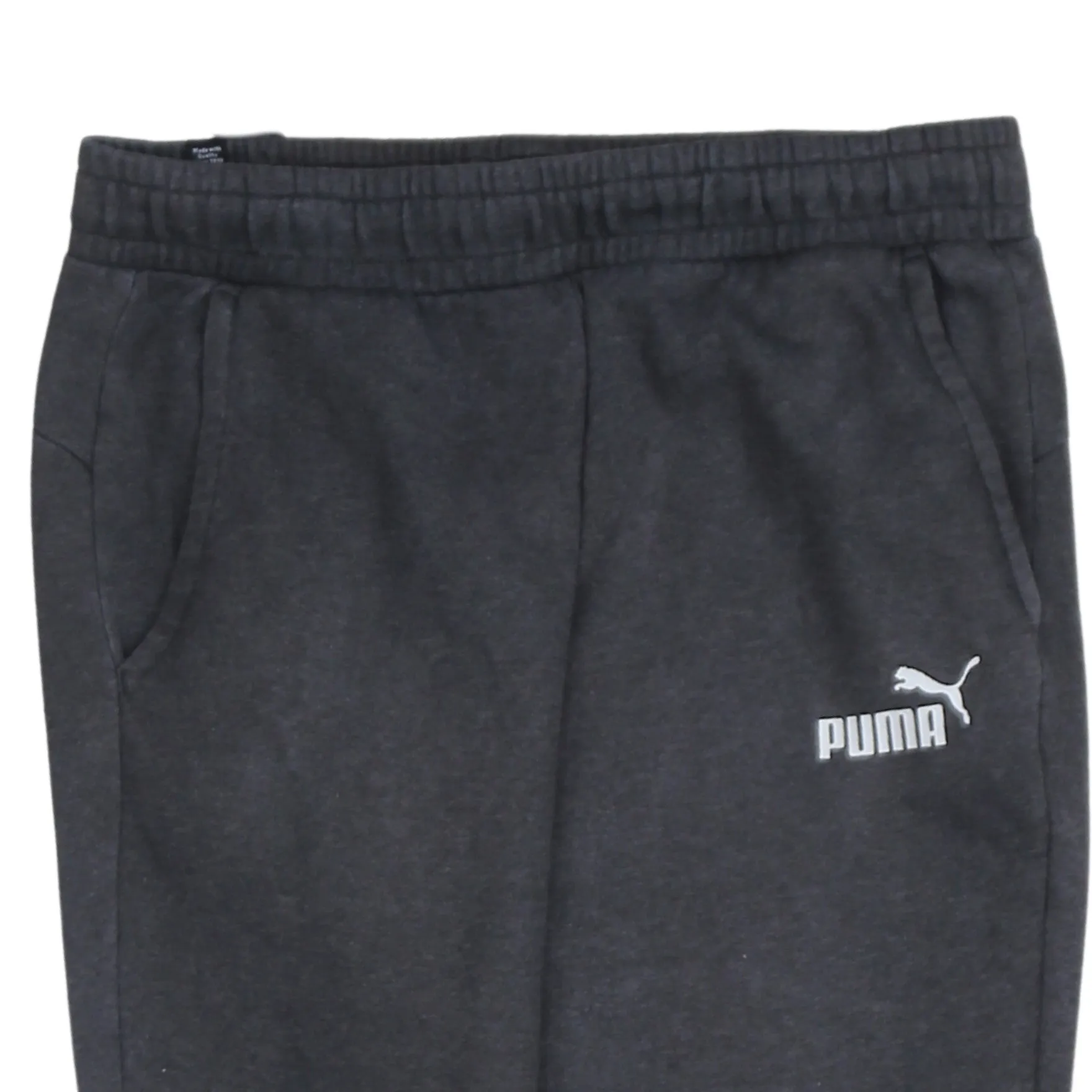 Puma Dark Grey Joggers Men’s Medium Fleece Lined Elastic Waist Cuffed Sweatpants sold by Vintage Club product image thumbnail 3