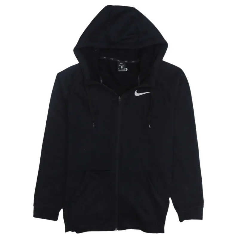 Nike 90's Swoosh Full Zip Up Hoodie Medium Black sold by Vintage Club