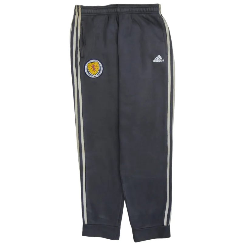 Adidas 90's 3 Stripes Casual Joggers / Sweatpants Small Grey sold by Vintage Club