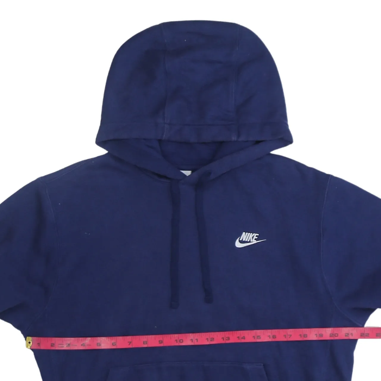 Nike 90's Swoosh Pullover Hoodie Small Navy Blue sold by Vintage Club product image thumbnail 5