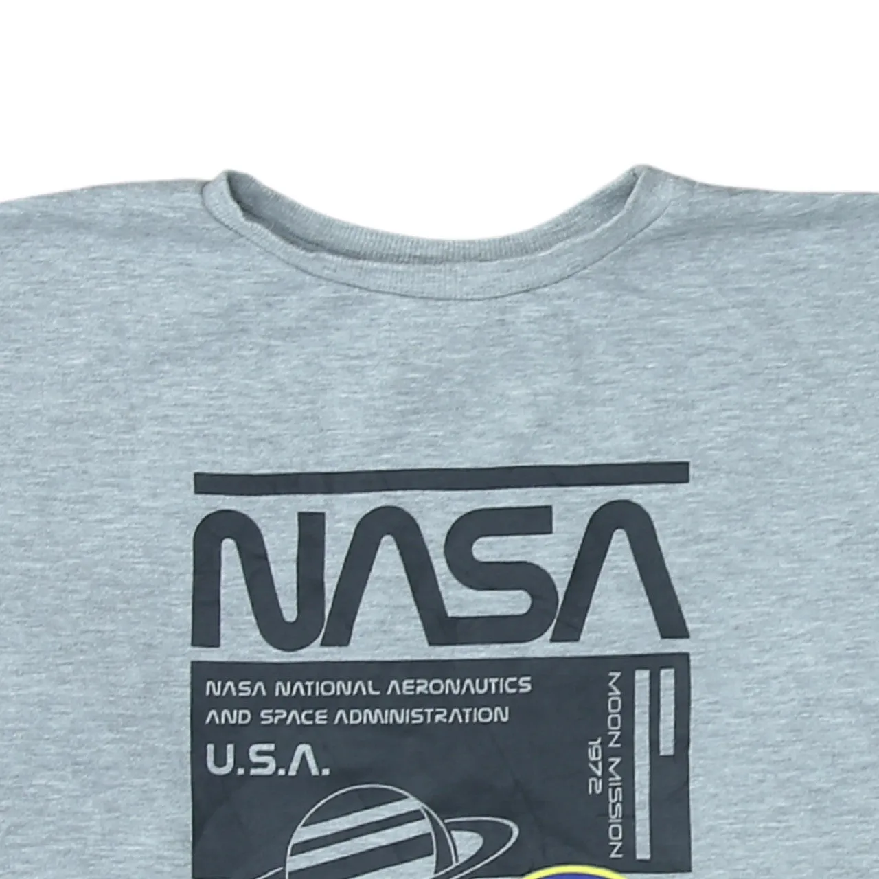Nasa 90's Spellout Crew Neck Sweatshirt Medium Grey sold by Vintage Club product image thumbnail 3